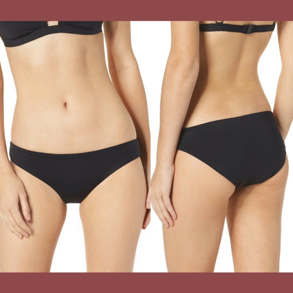 NWT Seafolly Active Hipster Bikini Bottoms in Black [SZ 8‎ US ]